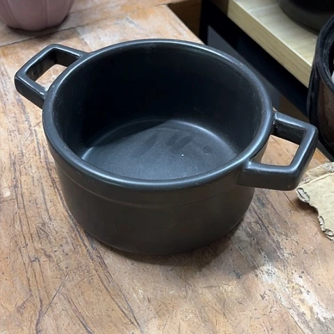 微瑕，明火，口径14高度7无盖砂锅2个，650毫升