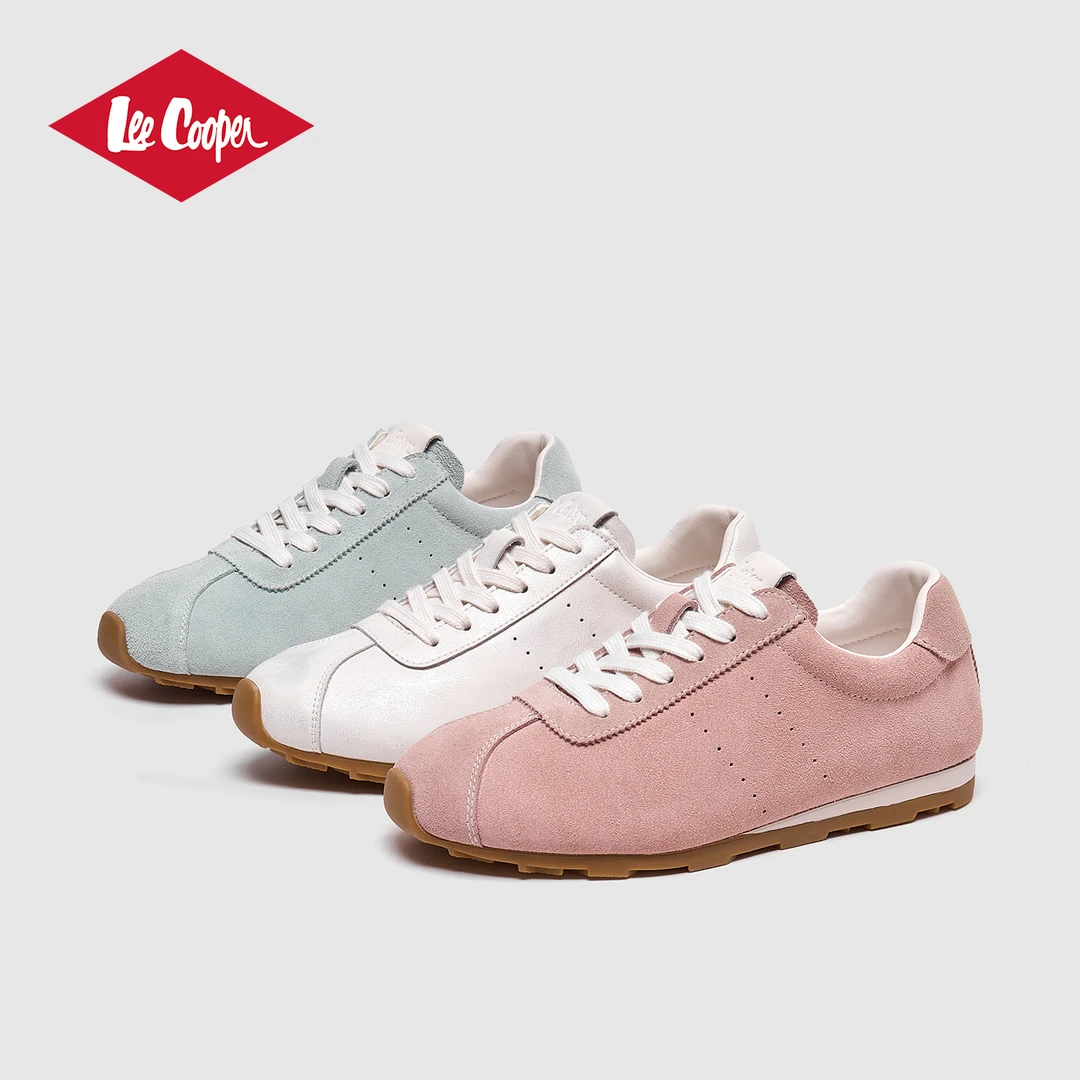 LEE COOPER低帮显小脚阿甘鞋2025春款内增高百搭德迅鞋软底休闲鞋