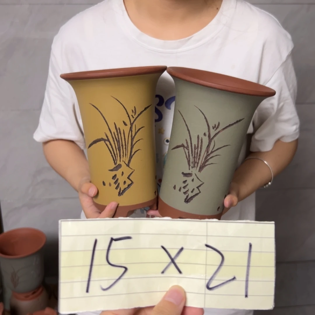 宜兴川阁紫砂花盆