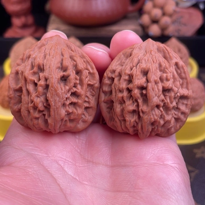 吊坠文玩核桃虎头40