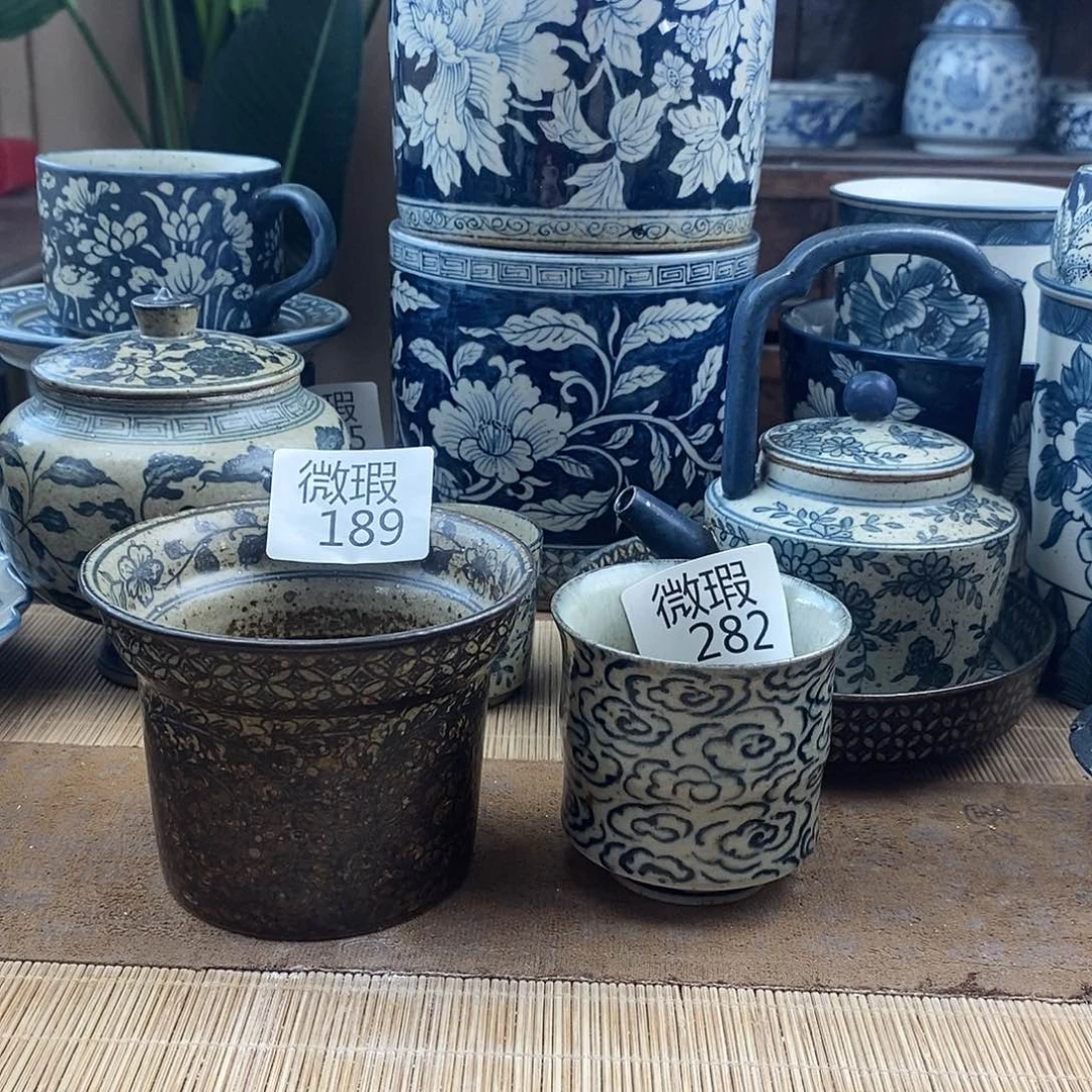 聿*瀚手工手绘青花陶瓷