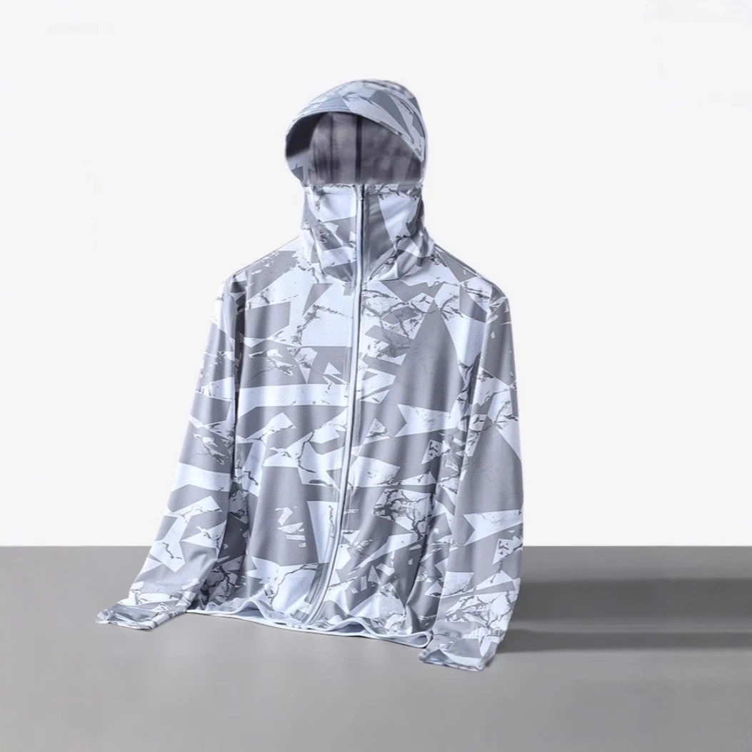 冰丝防晒衣男夏季薄款防紫外线专用新款百搭钓鱼防晒服外套男款