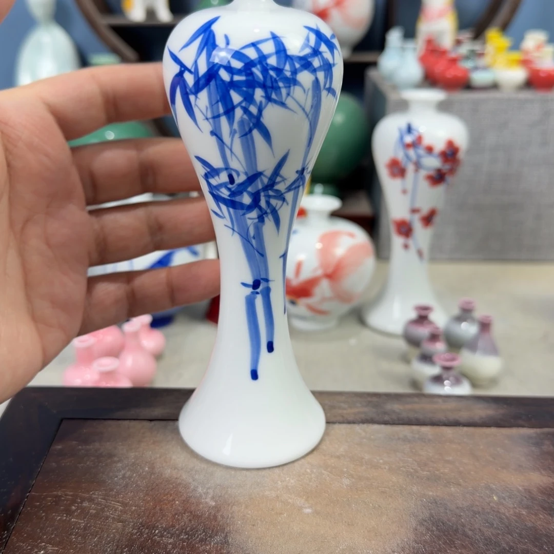 陶瓷手工小花器摆件