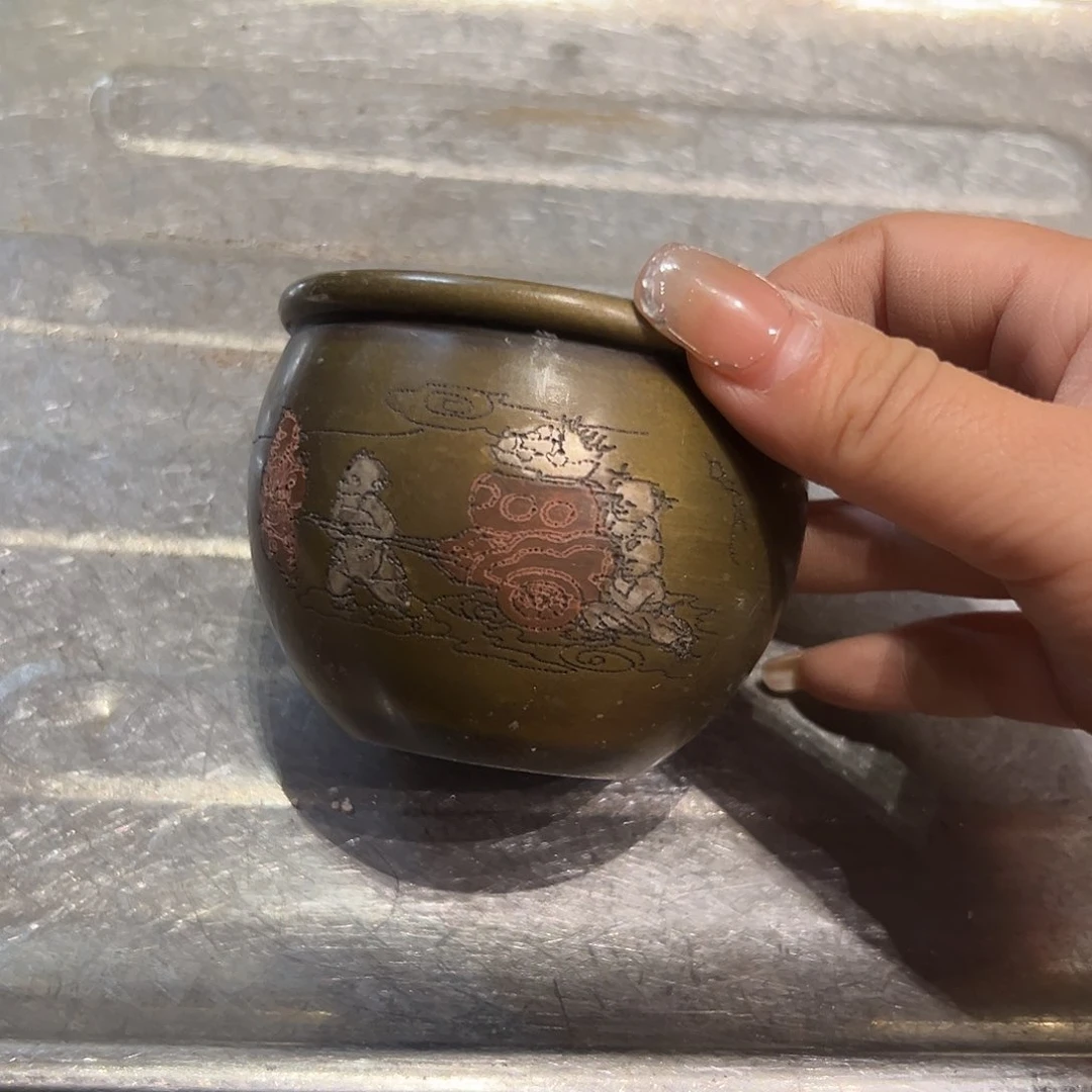 黄铜摆件，文房摆件工艺品恋**空