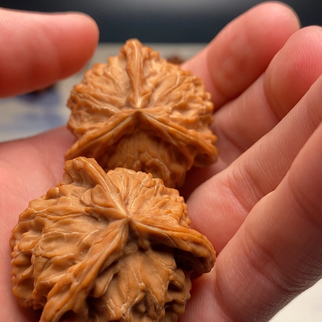 風***吹文玩核桃把件盘山