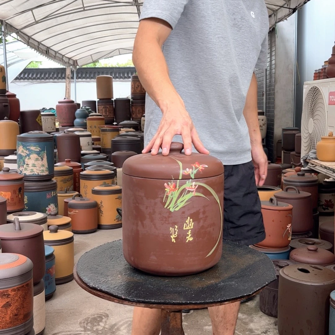 紫砂茶叶罐8 饼茶叶罐