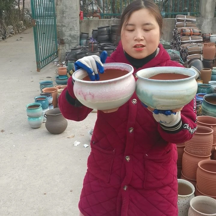 红陶口20高12瑕疵