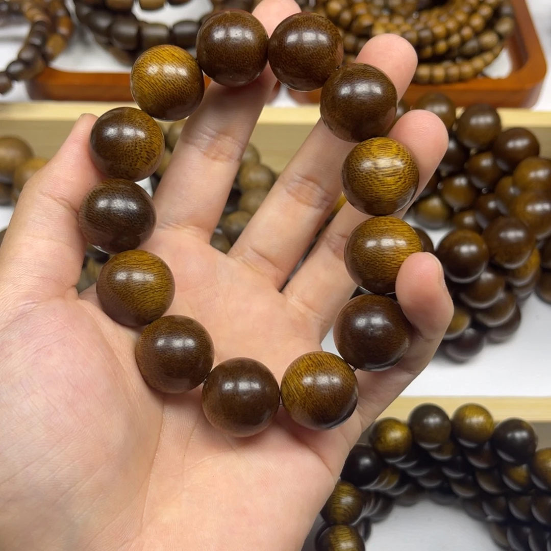 越***好沉香手串越南芽庄黄棋楠1.8