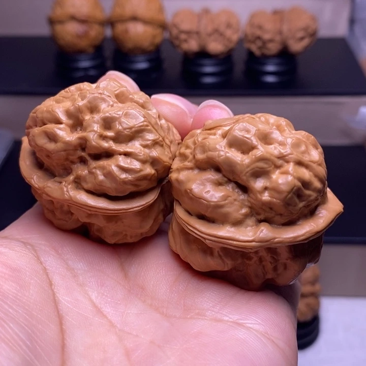 文玩核桃把件金蟾疙瘩包8