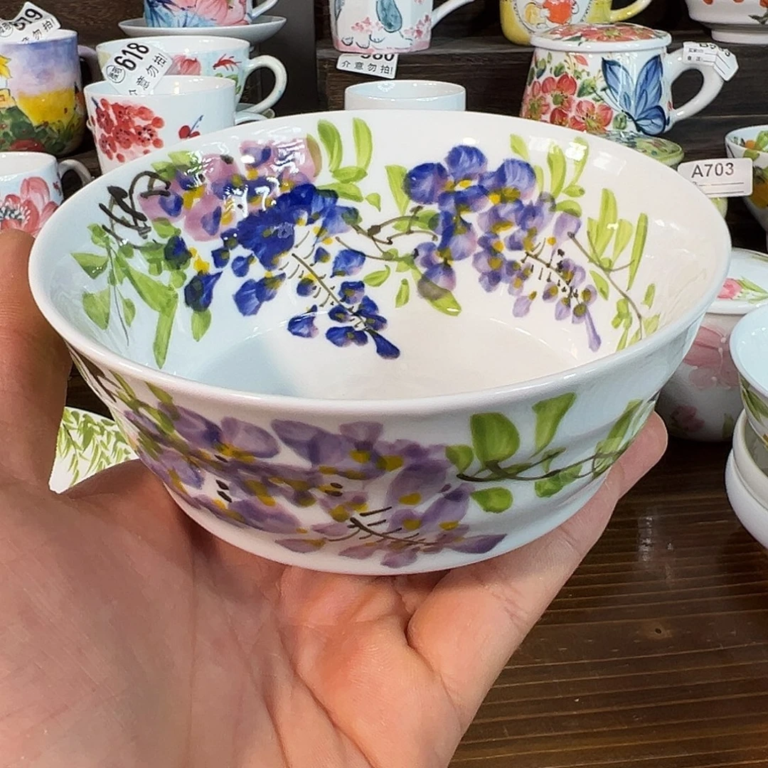 陶瓷景德镇高温釉下陶瓷5寸碗