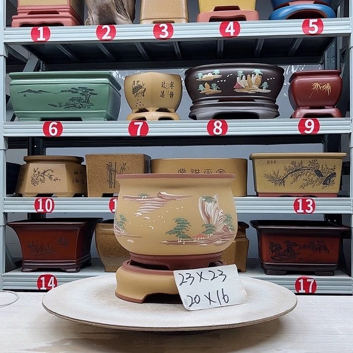 紫砂花盆紫砂花盆