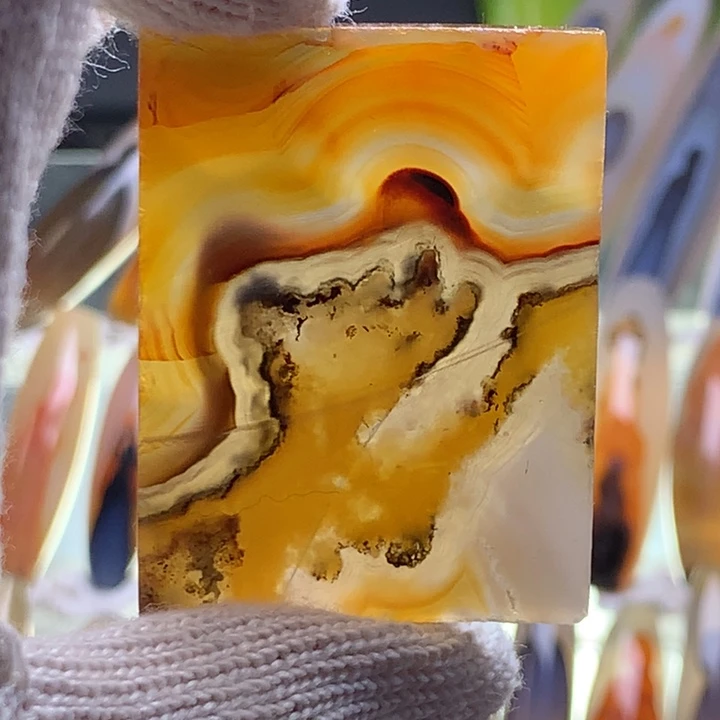 未镶嵌玛瑙/玉髓珠宝半成品172