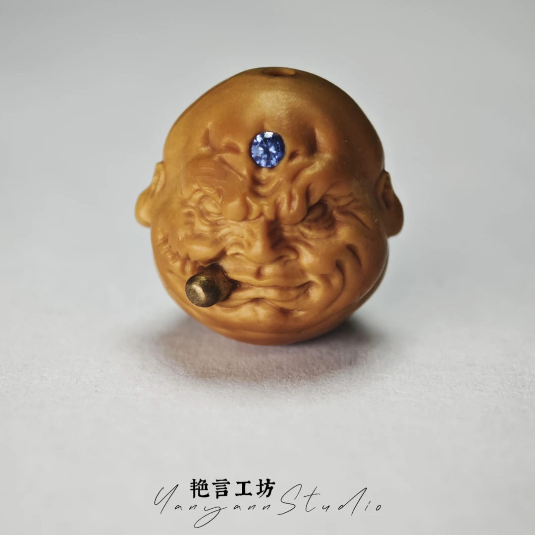 【恶僧烟鬼】重工镶嵌14✕15 猴头单籽