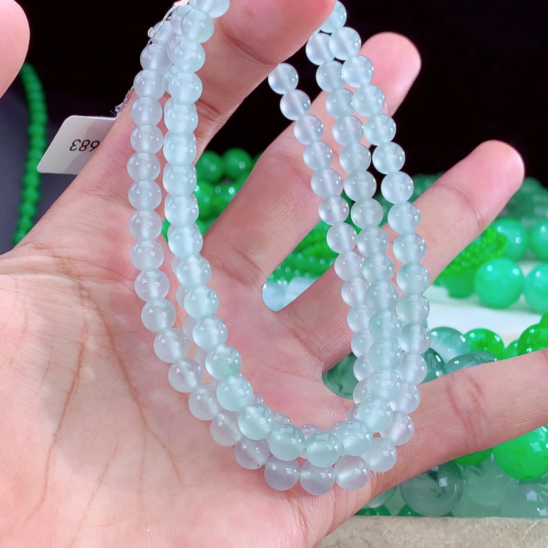 未镶嵌手串翡翠天然缅甸