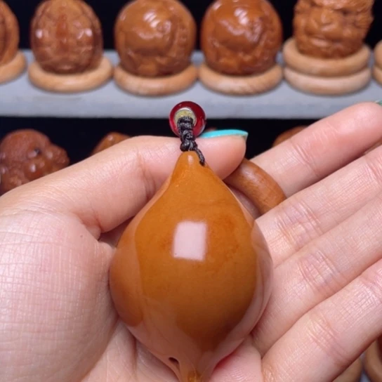 吊坠橄榄核长光珠单子4.0