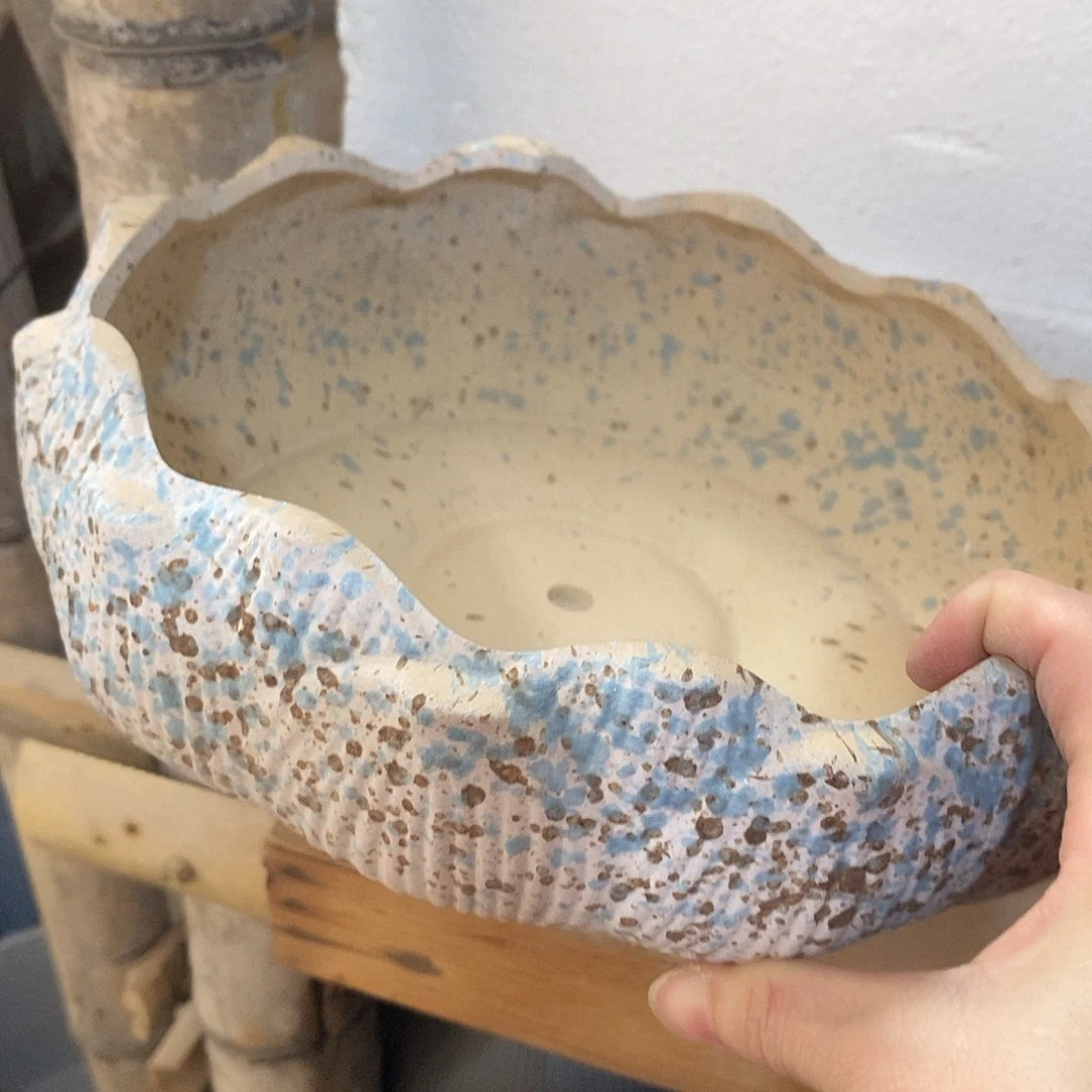 杯子陶盆有孔 瑕疵介意勿拍