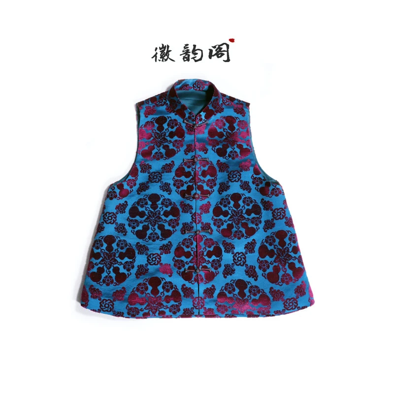 徽韵阁·高定国风 『五湖四海』39年旗袍老师傅精工手裁剪对花非遗漳