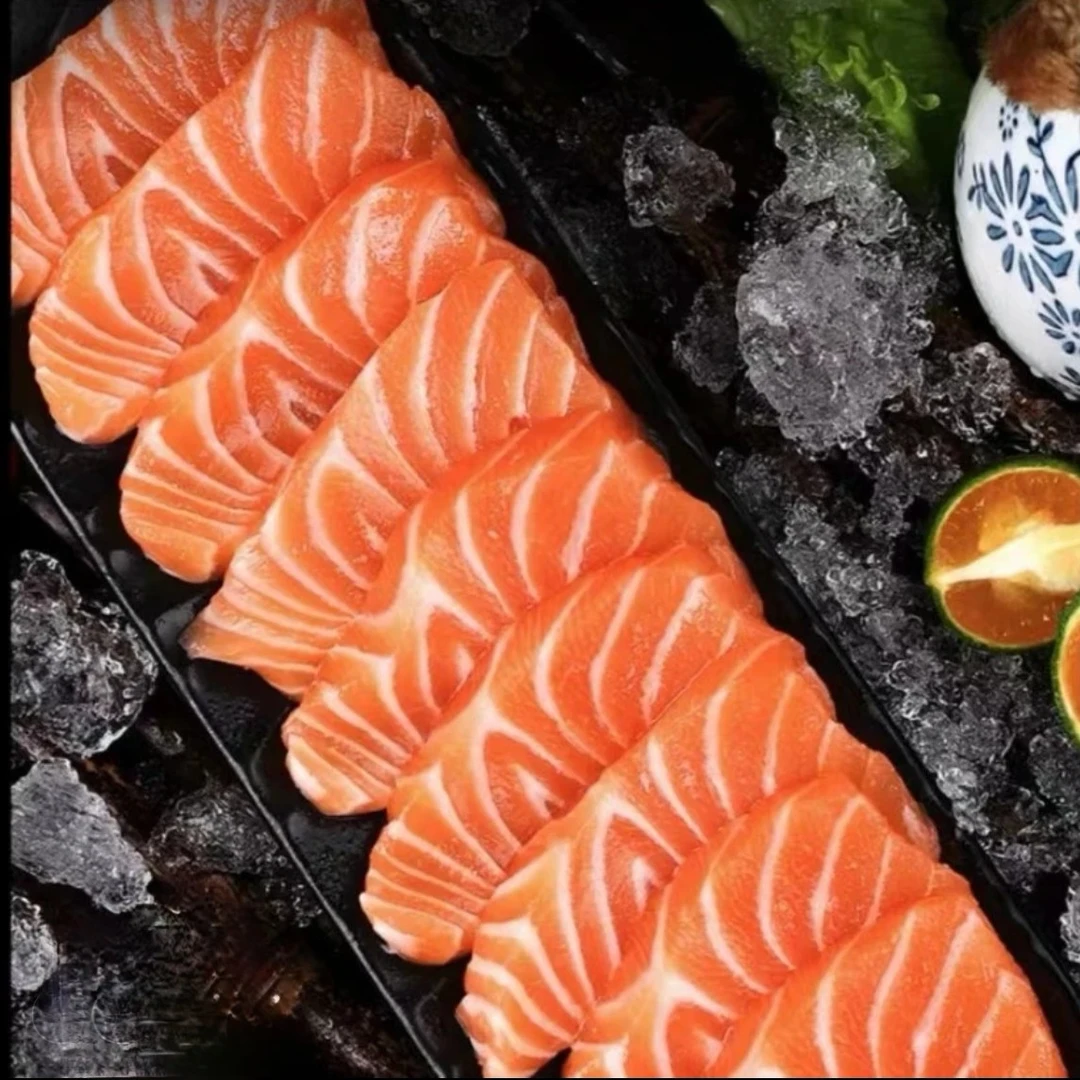 【现货速发】冰鲜挪威三文鱼刺身300g（拉萨同城一小时送达）