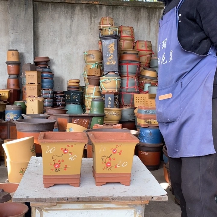 紫砂花盆紫砂花盆