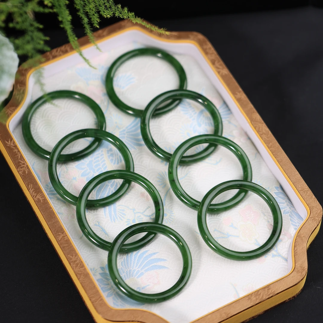 【环佩】原创国风新中式定制珠宝和田碧玉手镯 多样性发一