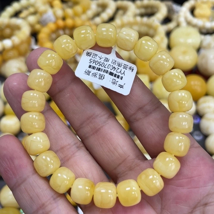 裸石蜜蜡未镶嵌10mm浓蜡福利串