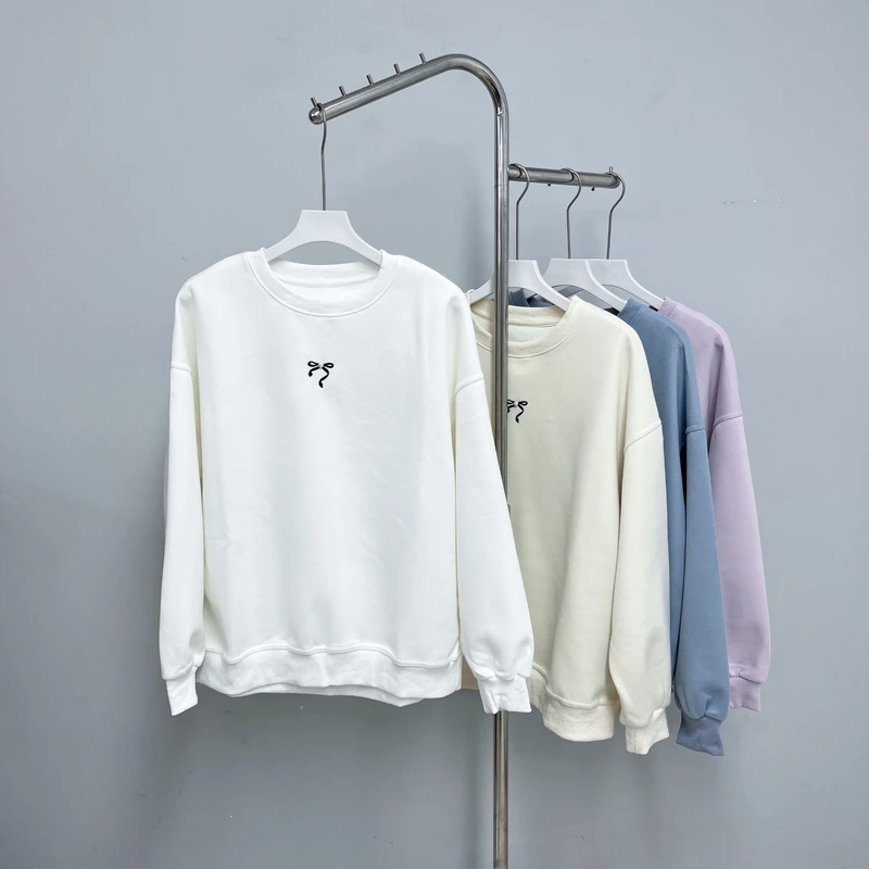 131春款新品卫衣 时尚休闲宽松圆领长袖百搭