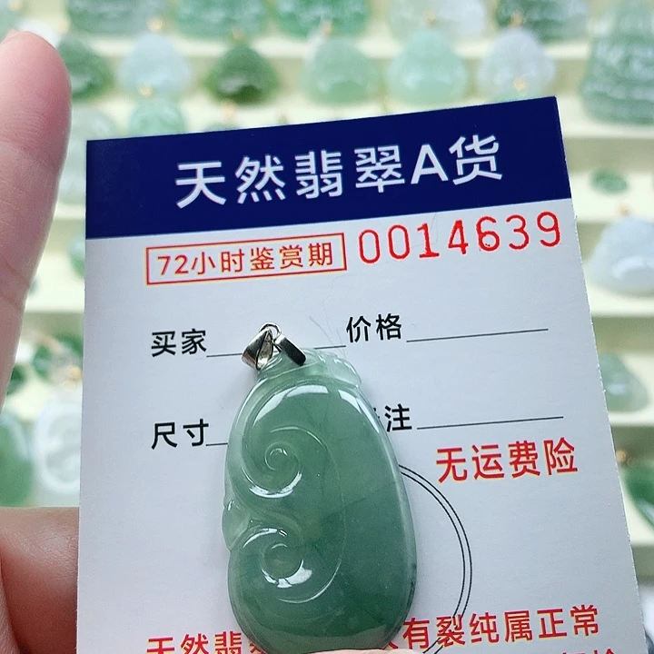 颈饰未镶嵌翡翠吊