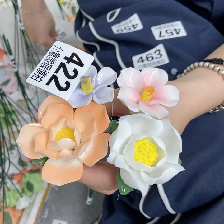 杯手工制作陶瓷花