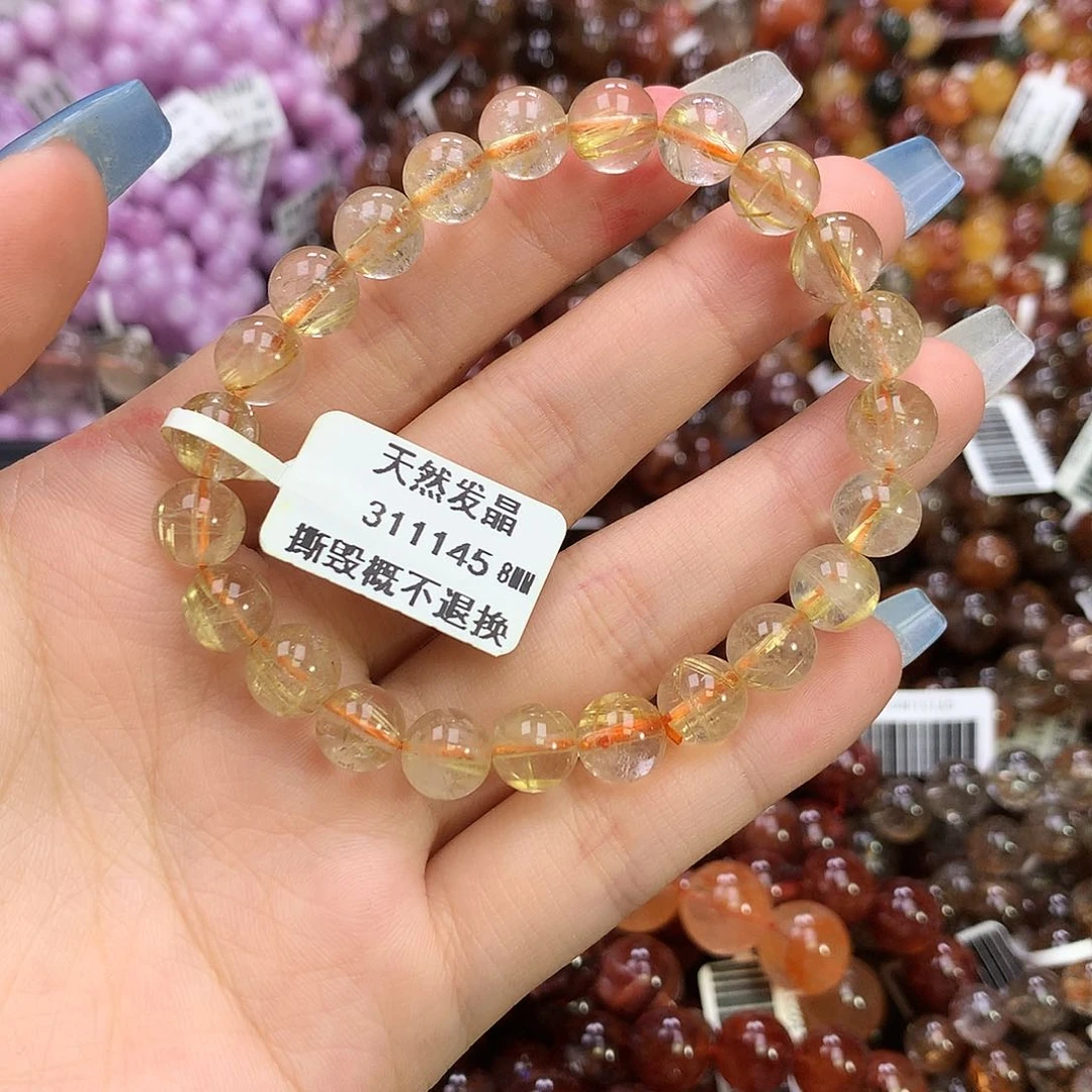 水晶手链未镶嵌，