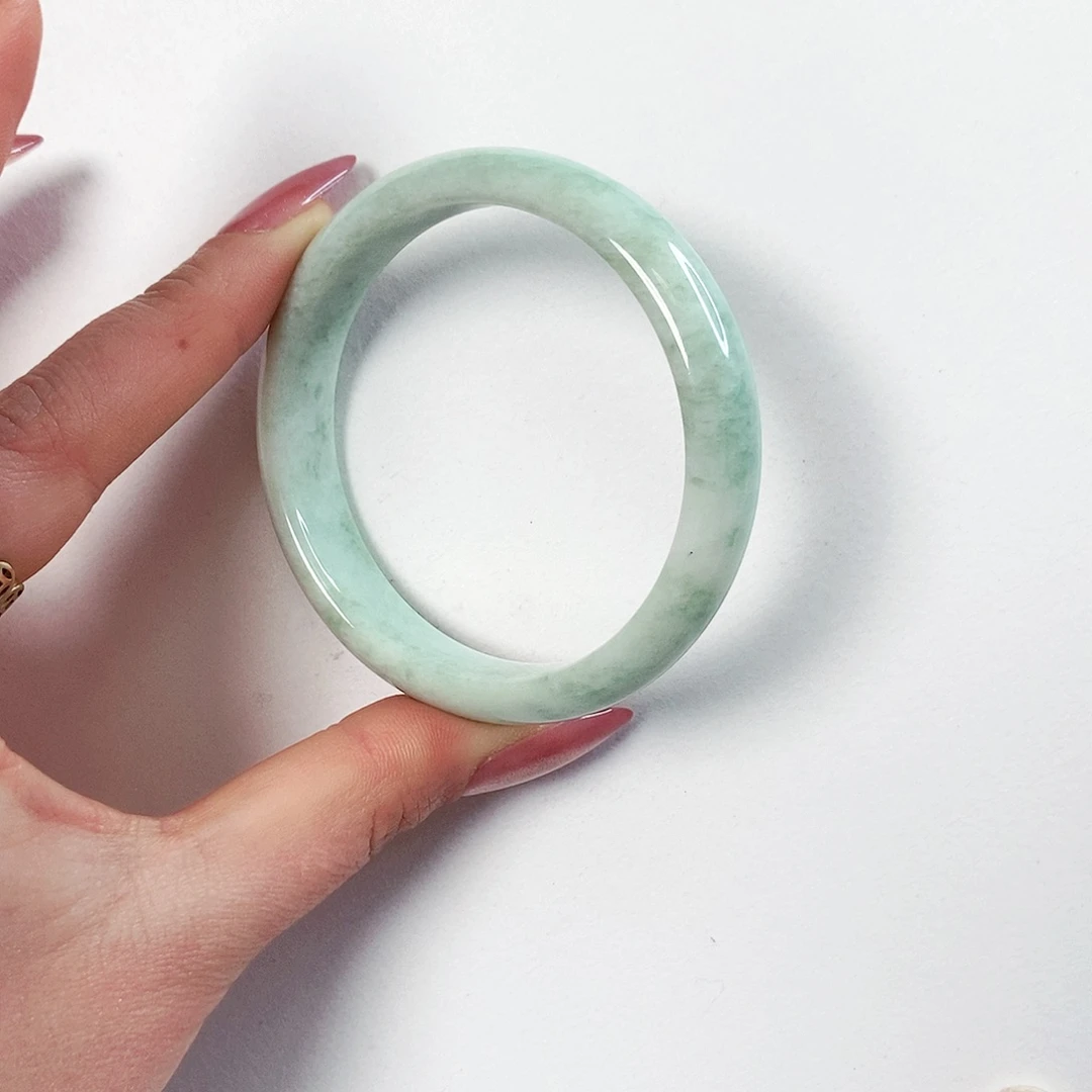 蓝田玉（蛇纹石化大理石玉）手镯未镶嵌