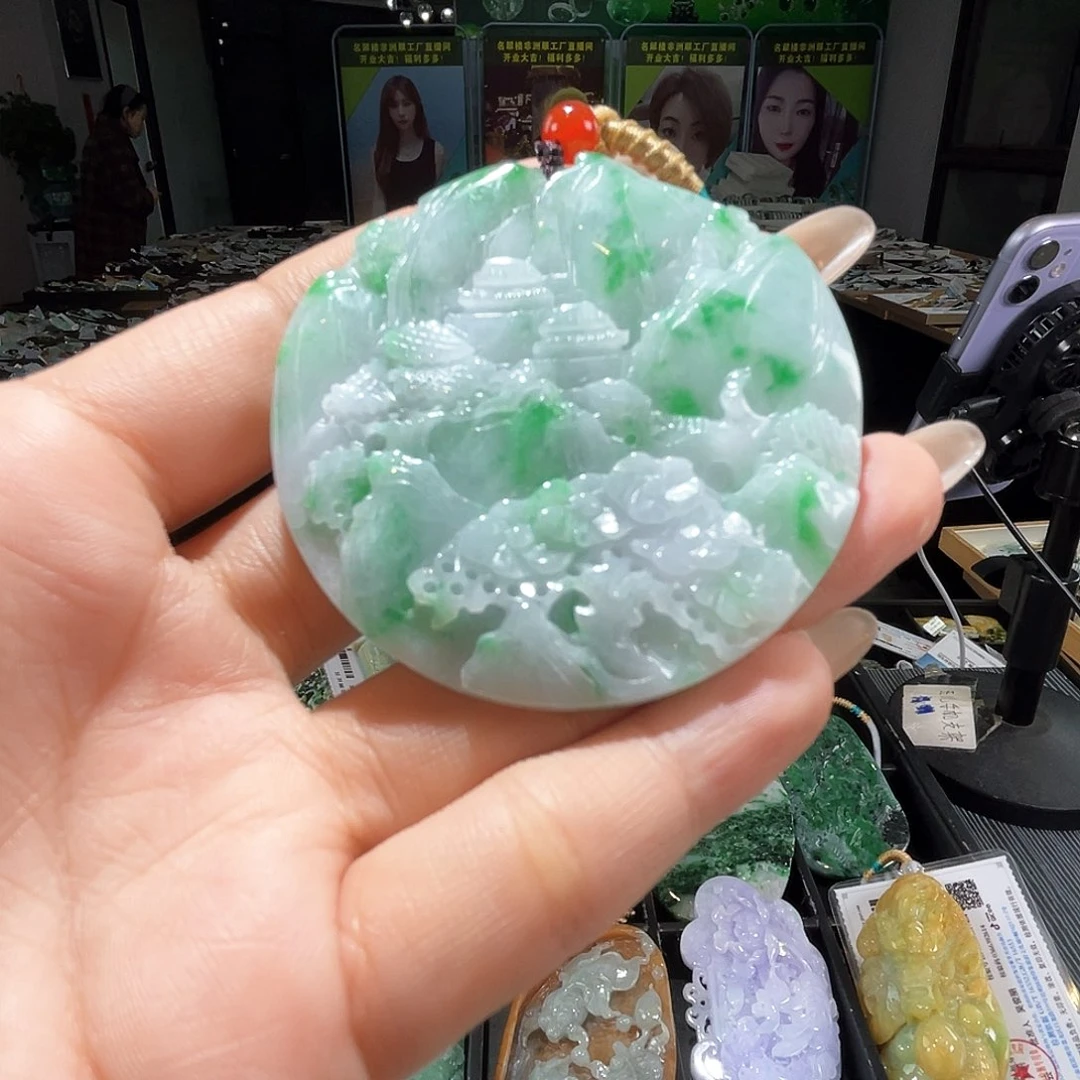 颈饰未镶嵌翡翠一