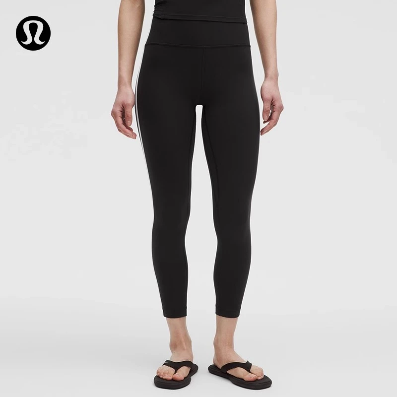 Align™ 女士运动侧边条纹紧身裤 24"丨lululemon丨LW5IAFA
