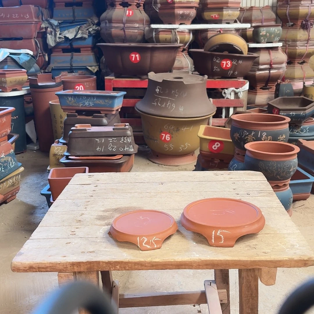 紫砂紫砂托盘两个