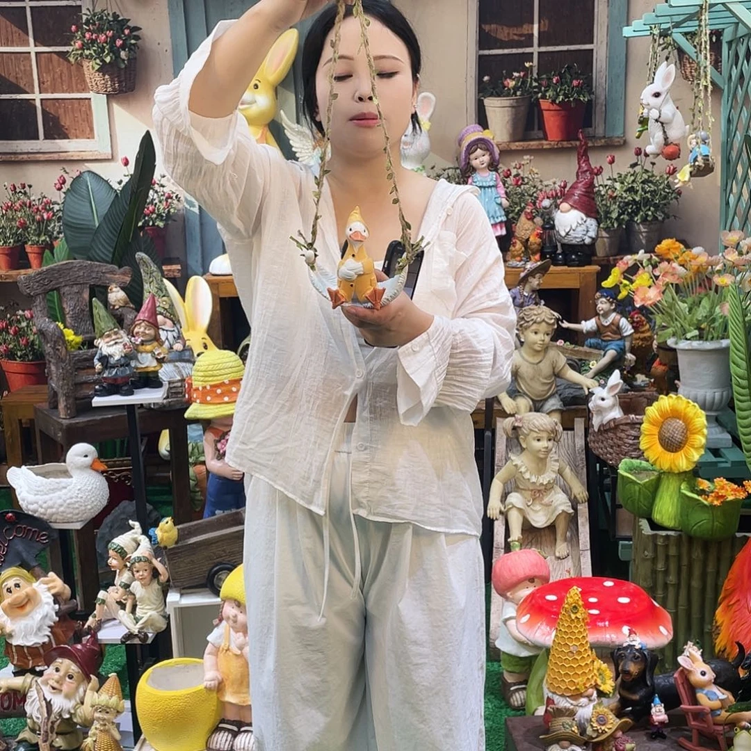 摆件花园摆件红红火火
