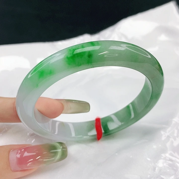 翡翠未镶嵌手镯圈57.2，17042