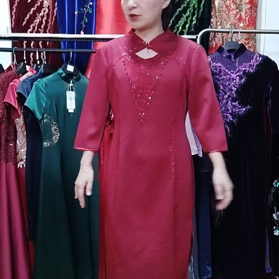 2XL3XL旗袍重工旗袍