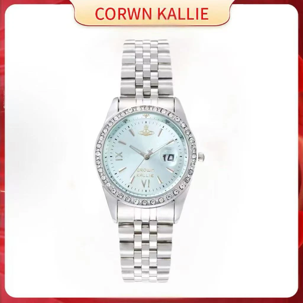 【小CK】西太联名正品手表女士土星元素碎冰蓝周年限定腕表ck8117