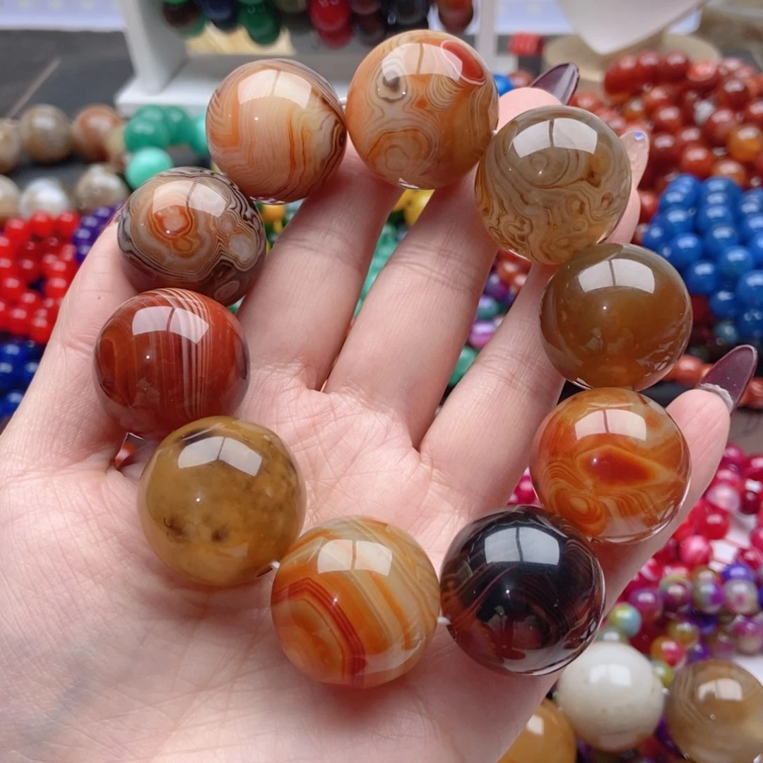 【闪购商品】玛瑙/玉髓手链未镶嵌李*