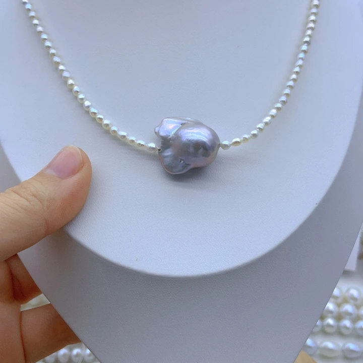 淡水珍珠颈饰未镶嵌