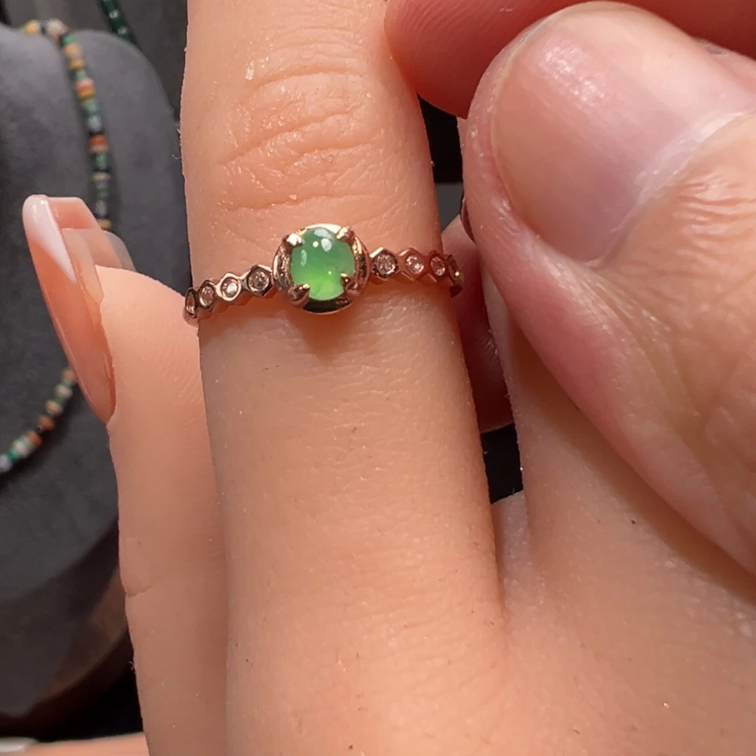 悟***洋翡翠银S925镶嵌颈饰