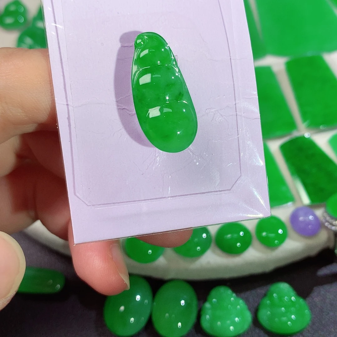 项链未镶嵌翡翠天然翡翠