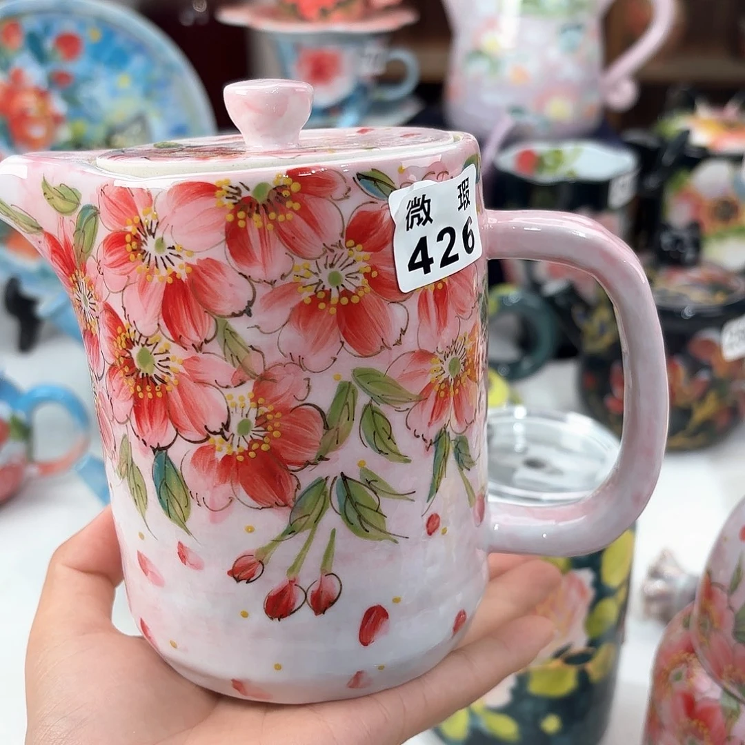 小***妃景德镇手绘高温釉下彩陶瓷茶具