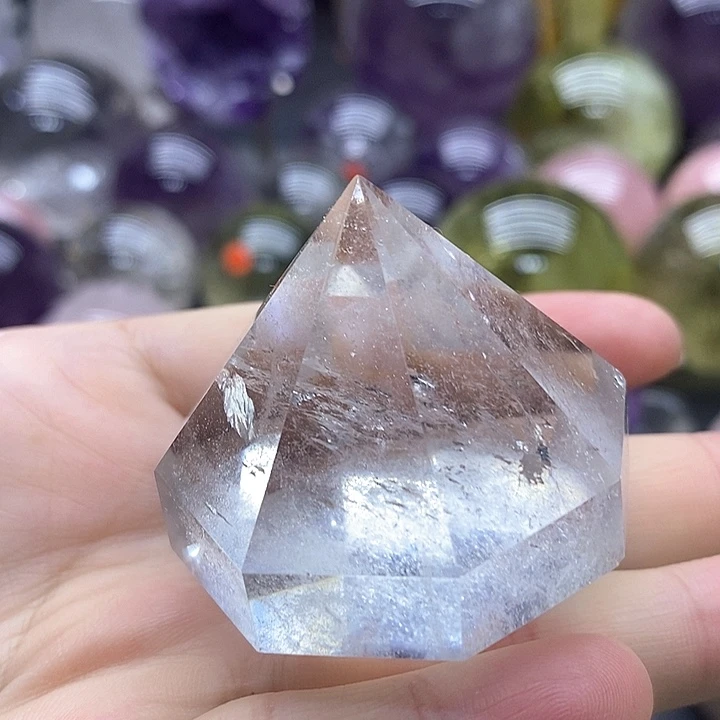 大型摆件（非配饰）未镶嵌紫晶570白水晶