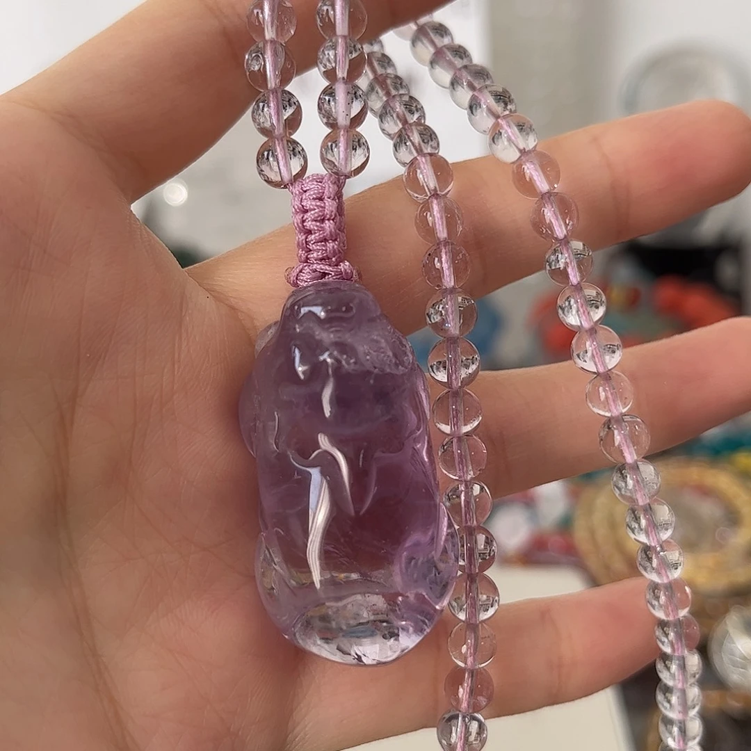 颈饰水晶未镶嵌矿坑微瑕