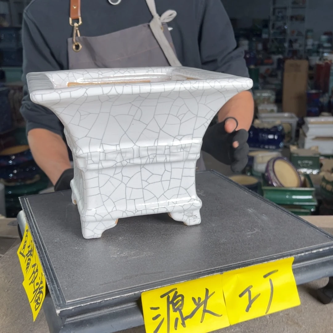 石湾花盆内口17，内深15