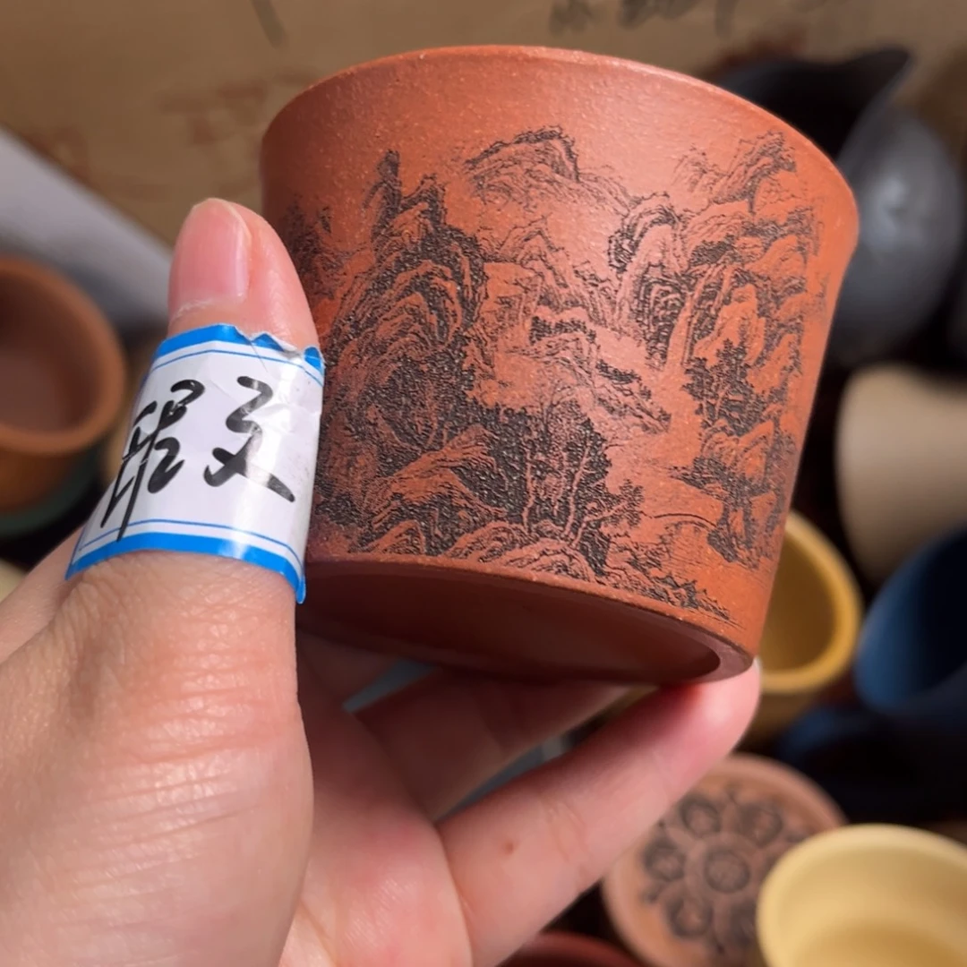 紫砂杯子微瑕宜兴紫砂不退不换