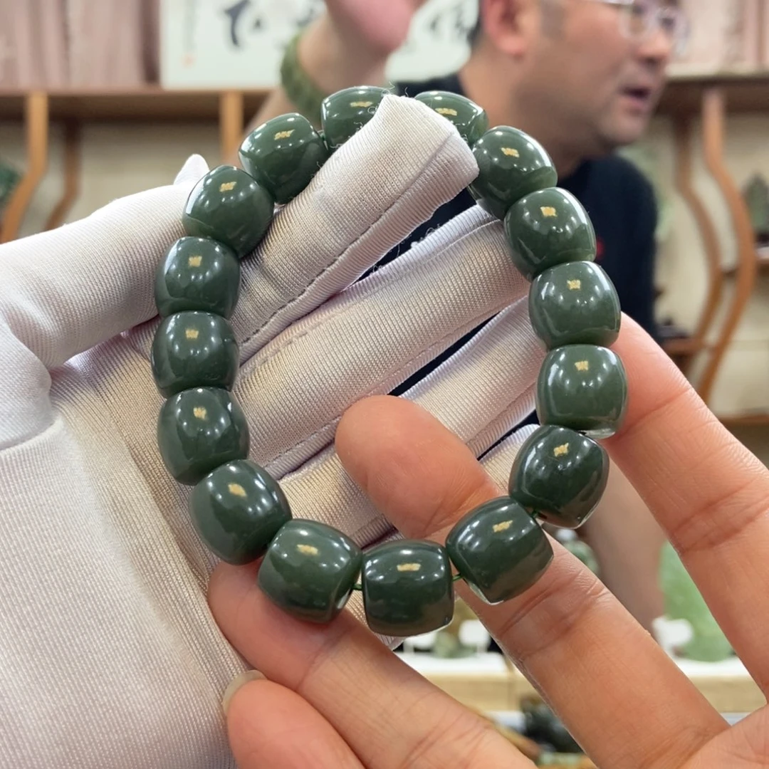 和田玉手串未镶嵌