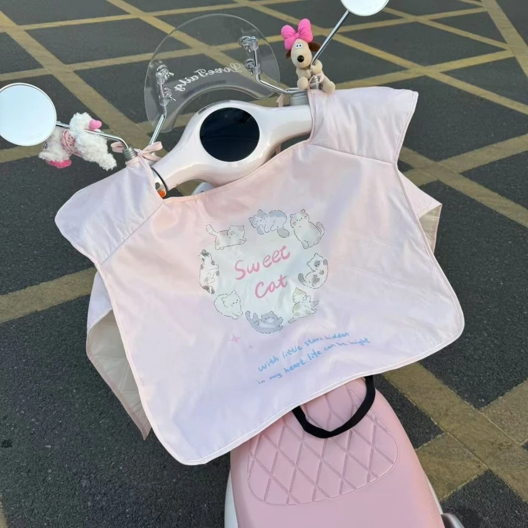 夏季电动车挡风被防晒隔热防水防紫外线四季通用款