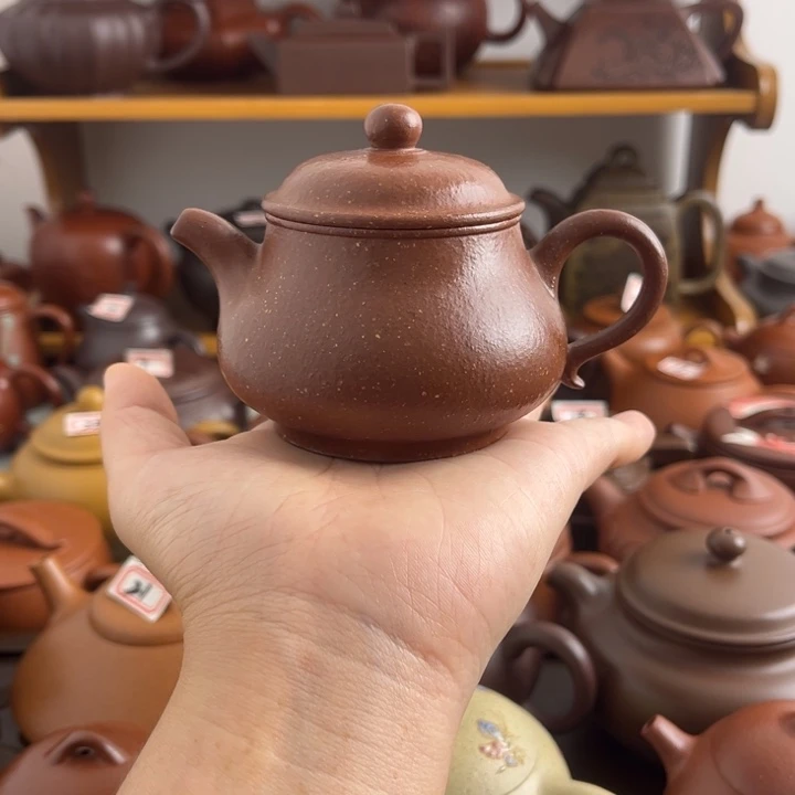 茶壶紫砂150cc降坡半手