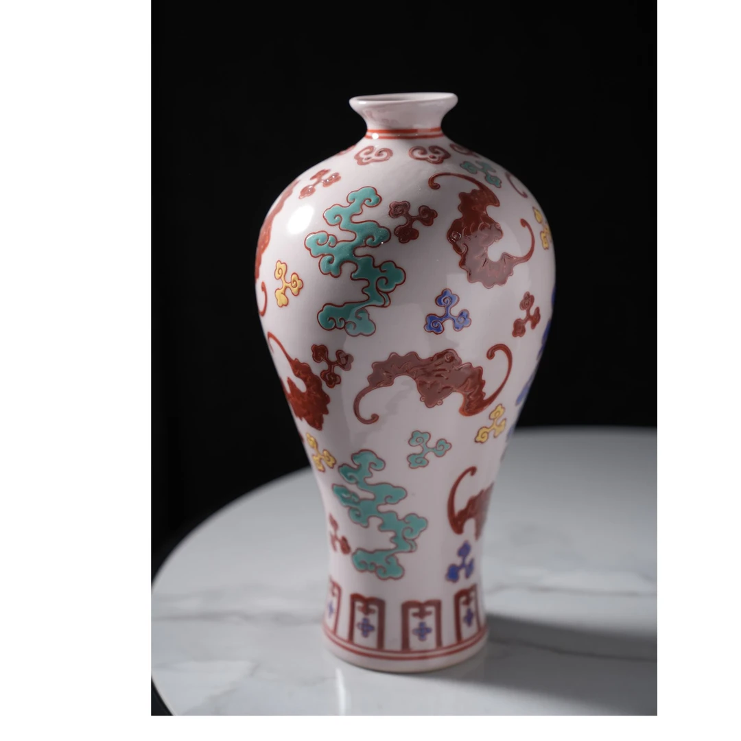 景德镇陶瓷稀土小梅瓶